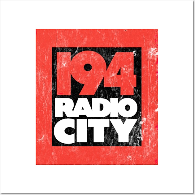 194 Radio City / Liverpool 80s Radio Station Wall Art by CultOfRomance